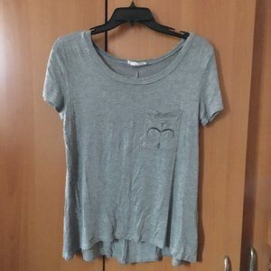 [Teen's] Loose Grey Shirt